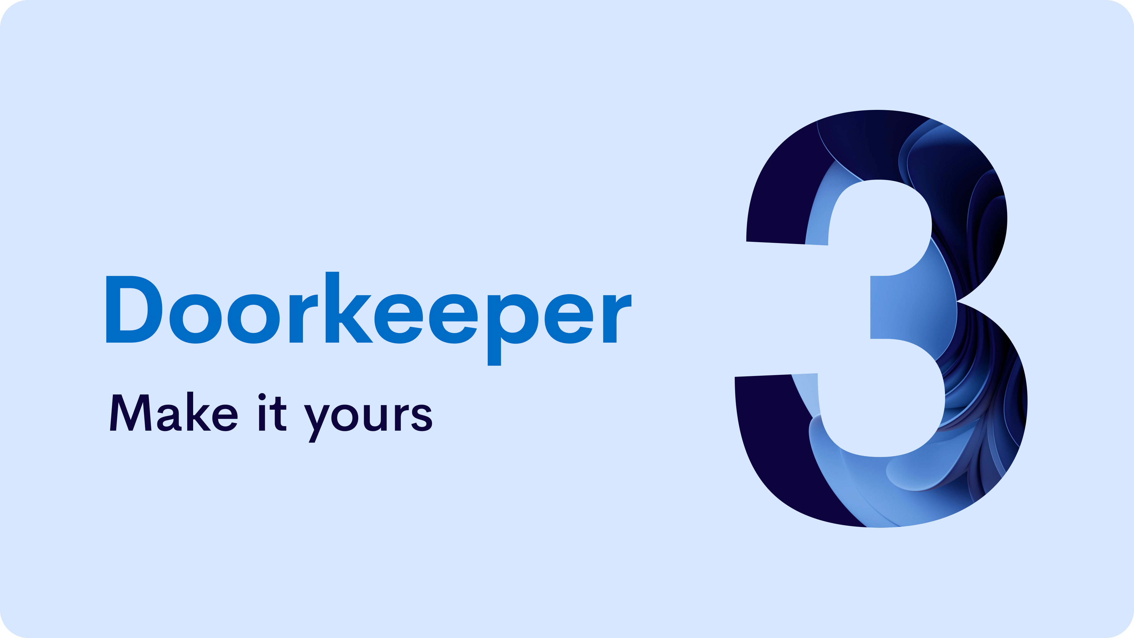 Our most customisable Doorkeeper yet Nirovision